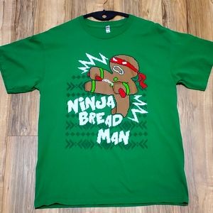 Christmas Apparel Activewear Ninja Bread Size L